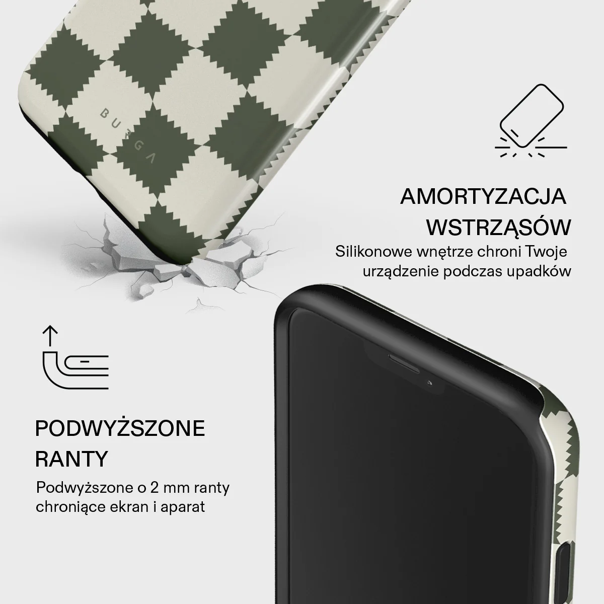 Retro Grid - iPhone 12 Mini Etui - Image 8
