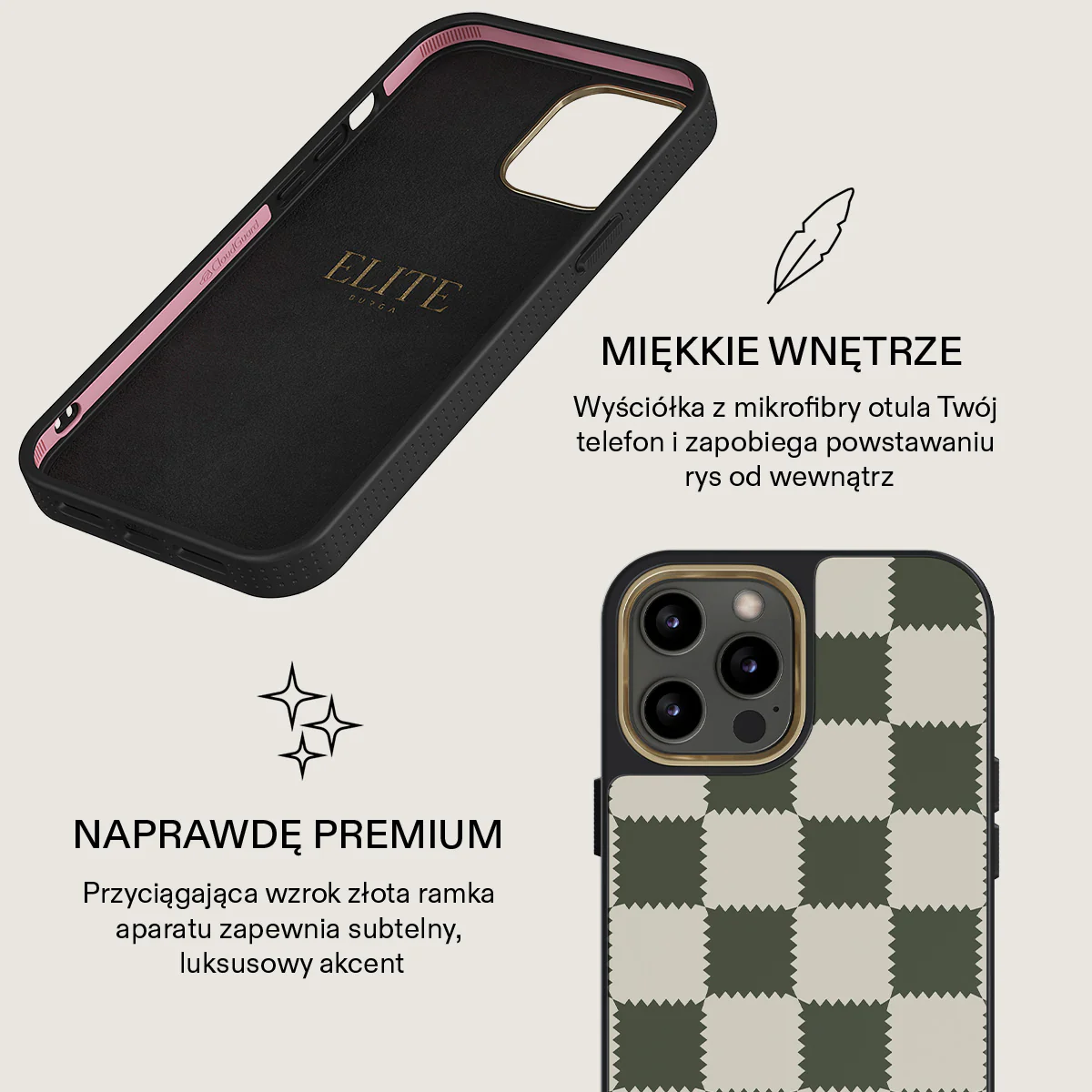 Retro Grid - iPhone 12 Pro Etui - Image 10