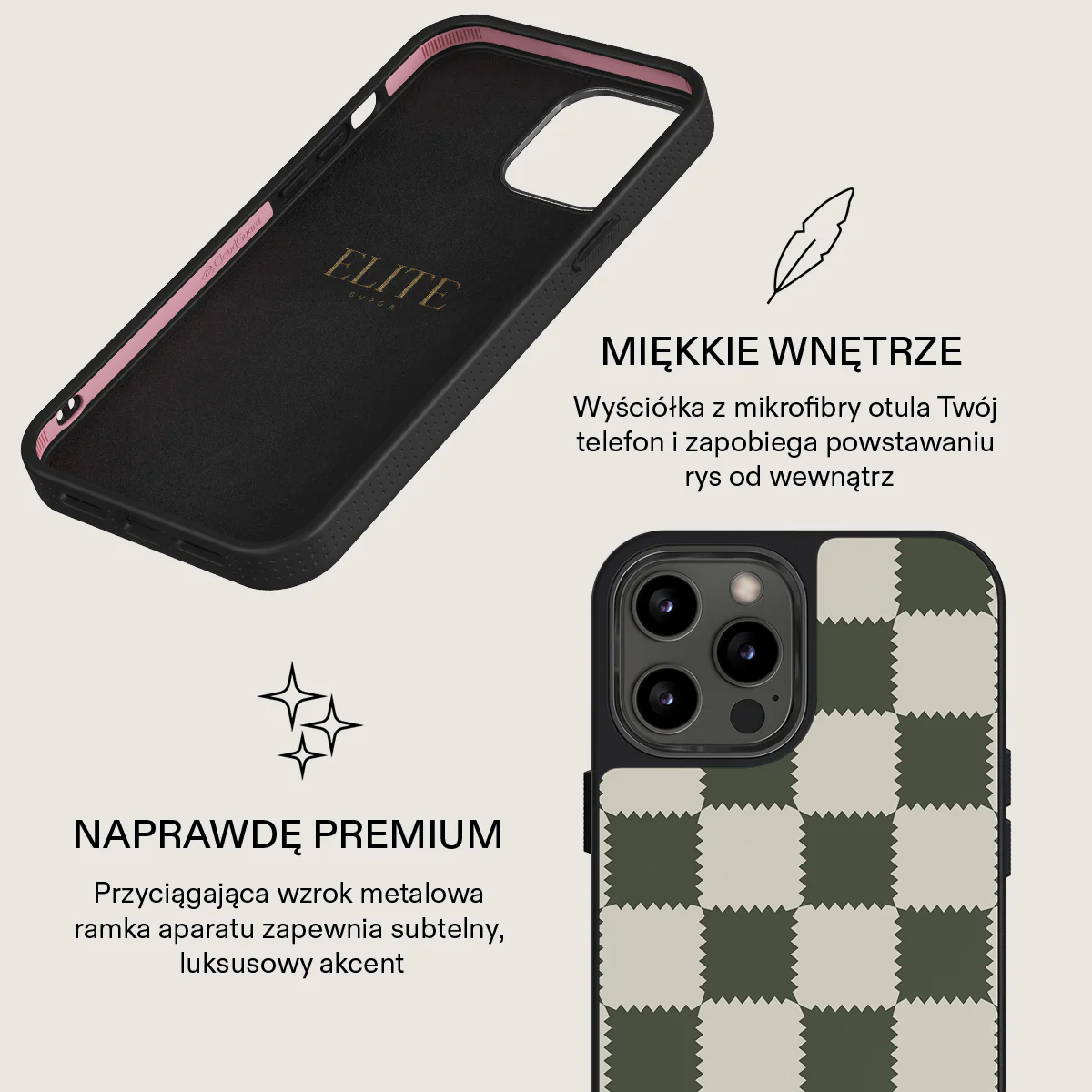 Retro Grid - iPhone 12 Pro Etui - Image 17
