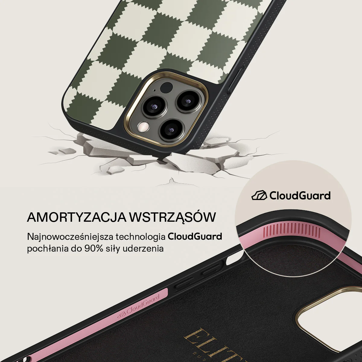 Retro Grid - iPhone 12 Pro Etui - Image 7