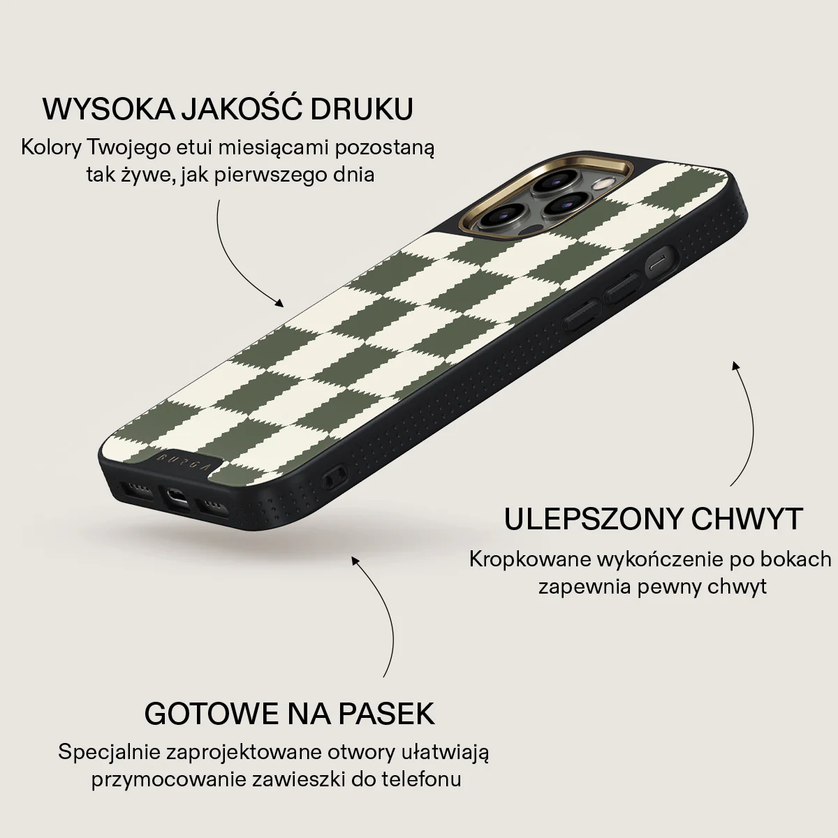 Retro Grid - iPhone 12 Pro Etui - Image 9