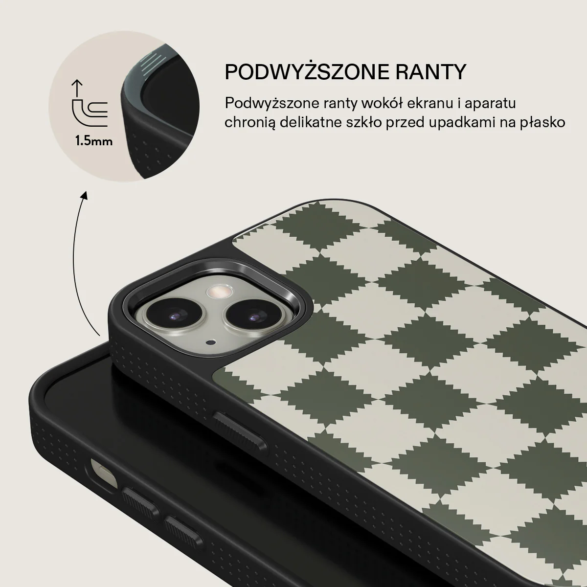 Retro Grid - iPhone 13 Etui - Image 15