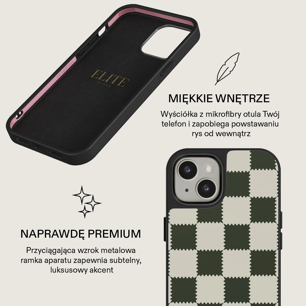 Retro Grid - iPhone 13 Etui - Image 17