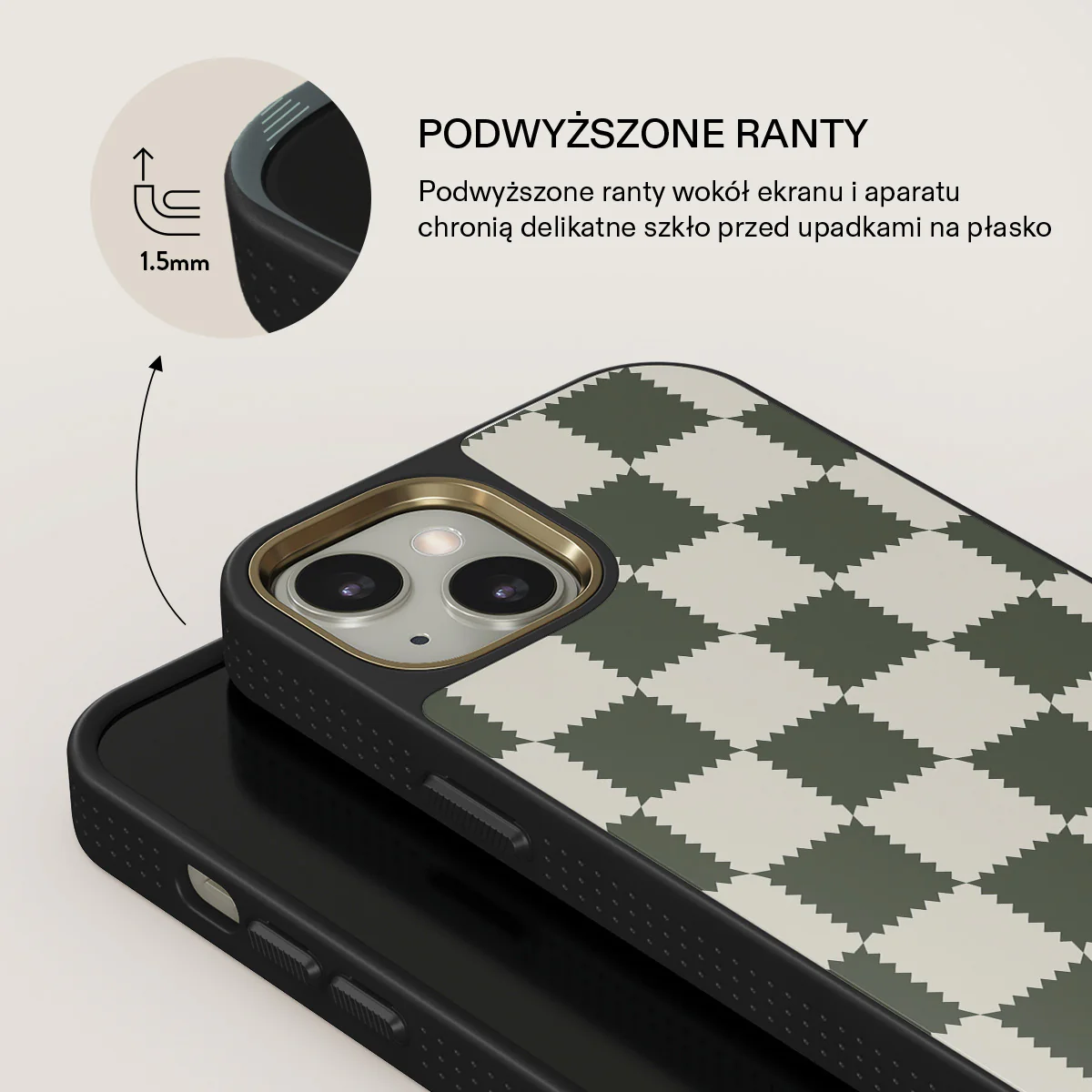 Retro Grid - iPhone 13 Etui - Image 8