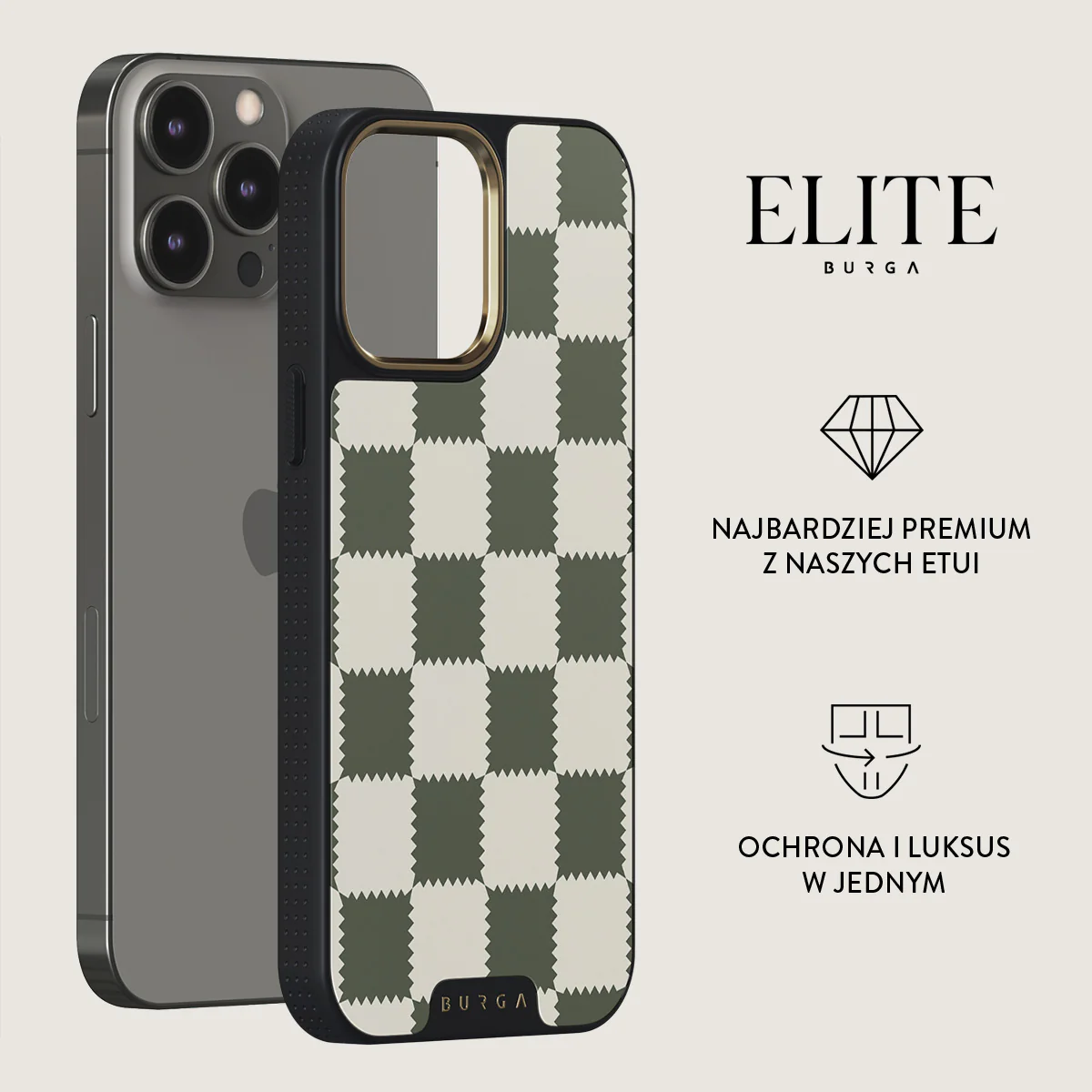 Retro Grid - iPhone 13 Pro Etui - Image 6