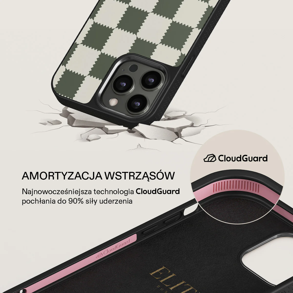 Retro Grid - iPhone 13 Pro Max Etui - Image 14