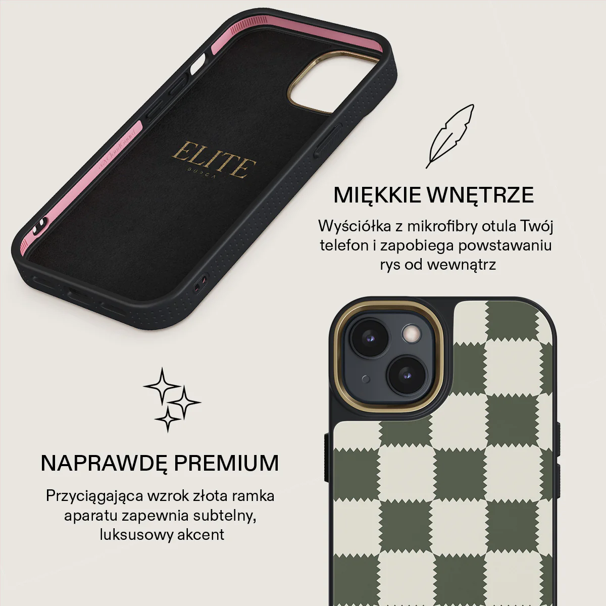 Retro Grid - iPhone 14 Etui - Image 10