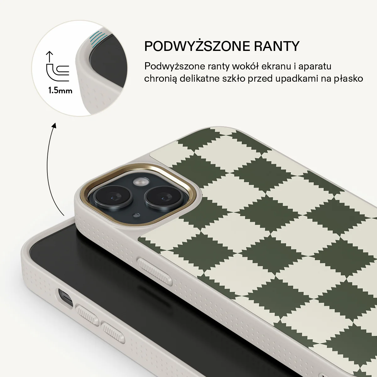Retro Grid - iPhone 14 Etui - Image 22