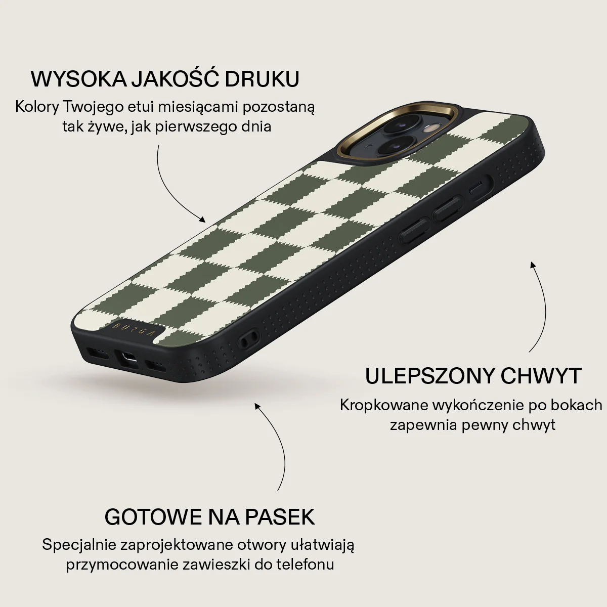 Retro Grid - iPhone 14 Etui - Image 9