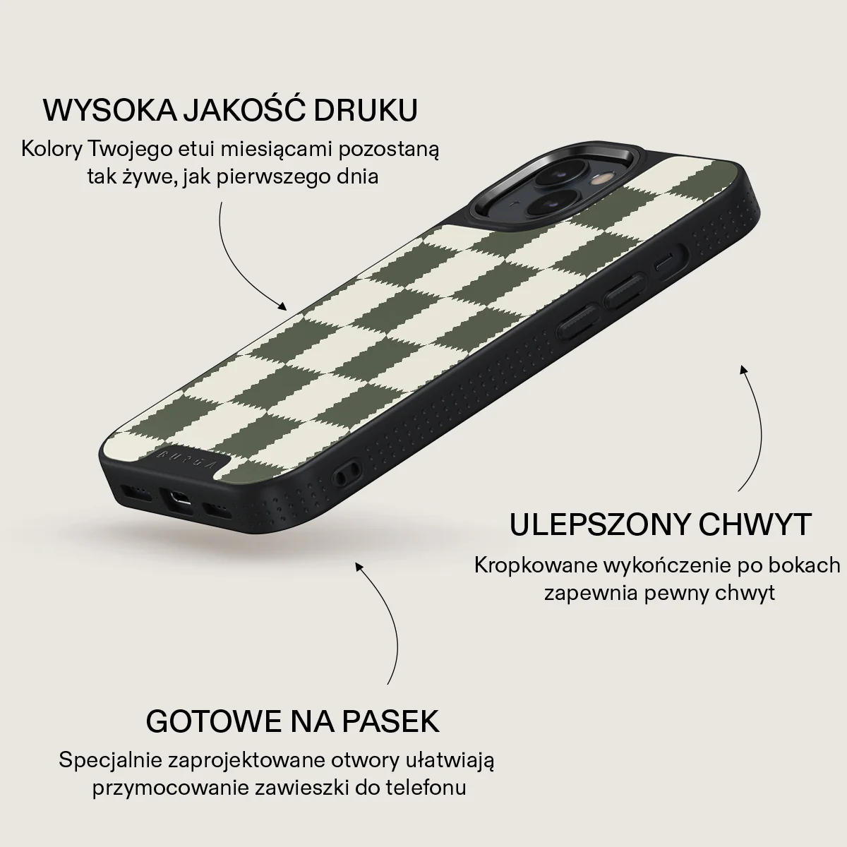 Retro Grid - iPhone 14 Plus Etui - Image 16