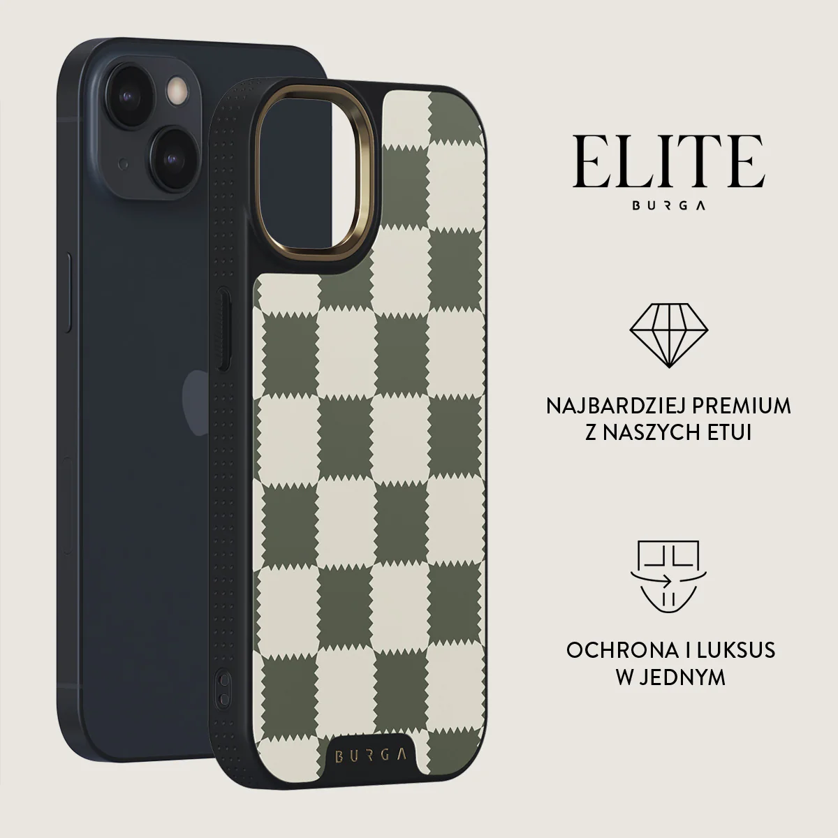Retro Grid - iPhone 14 Plus Etui - Image 6