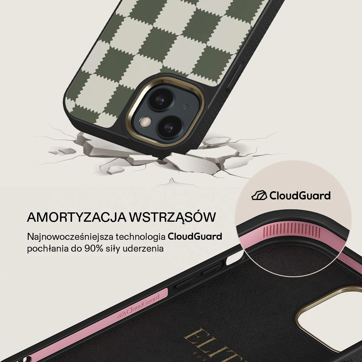 Retro Grid - iPhone 14 Plus Etui - Image 7