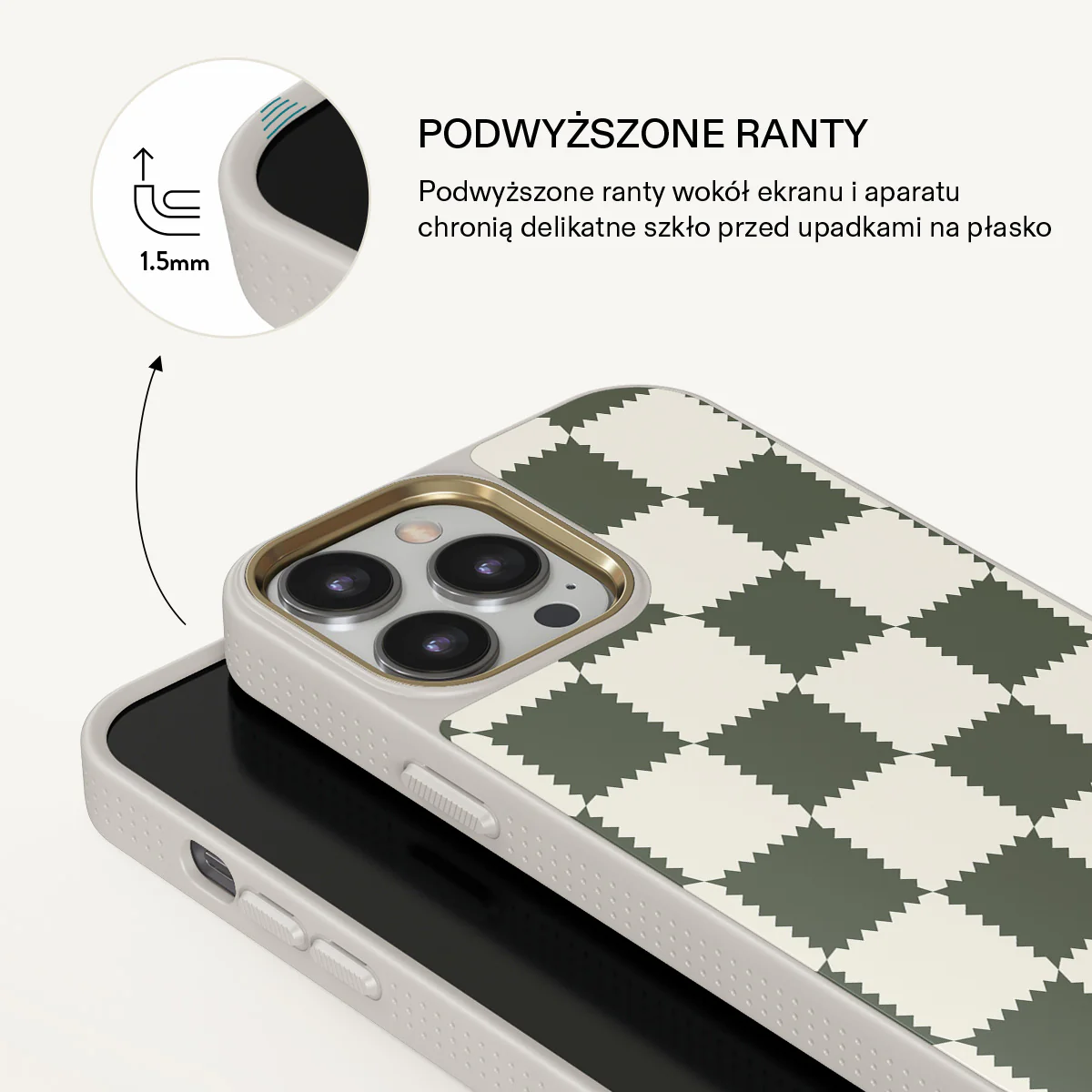 Retro Grid - iPhone 14 Pro Etui - Image 22