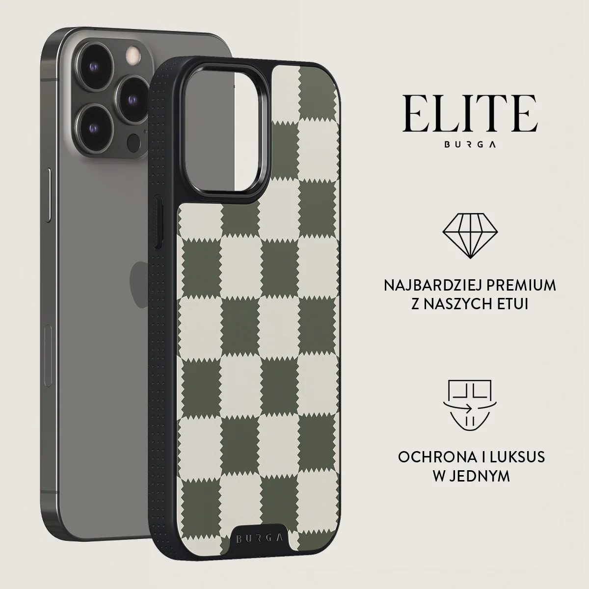 Retro Grid - iPhone 14 Pro Max Etui - Image 13