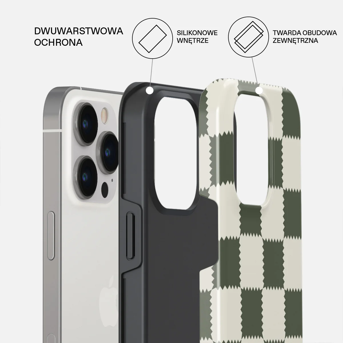 Retro Grid - iPhone 14 Pro Max Etui - Image 2