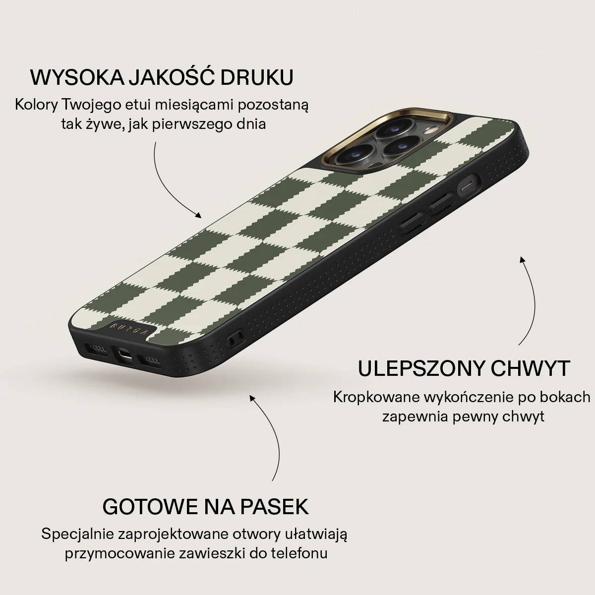 Retro Grid - iPhone 14 Pro Max Etui - Image 9