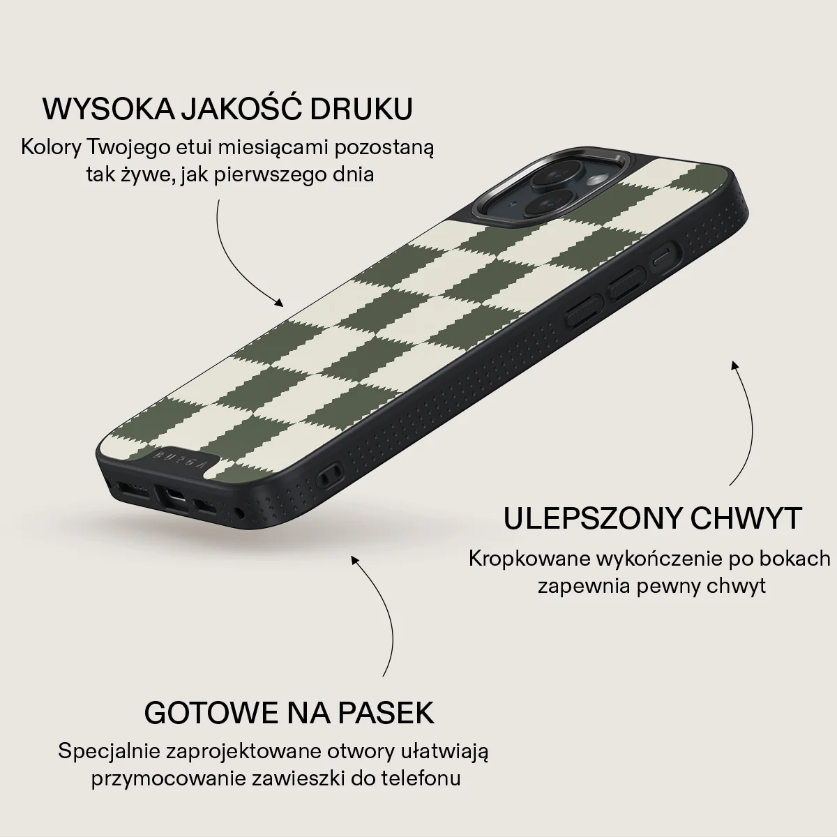 Retro Grid - iPhone 15 Etui - Image 16