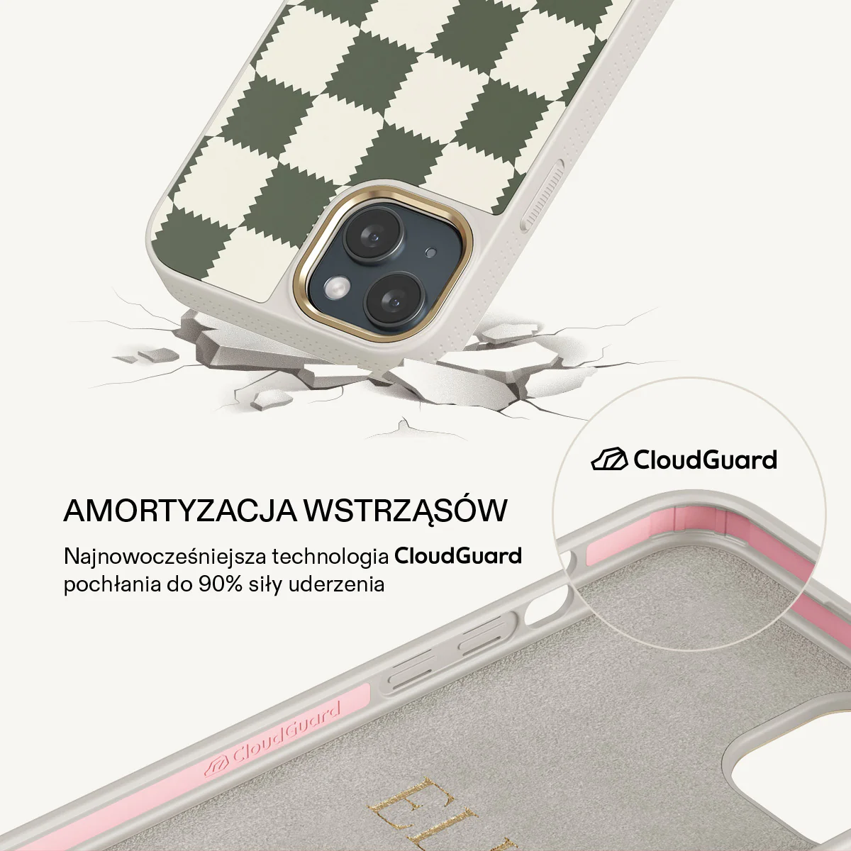 Retro Grid - iPhone 15 Plus Etui - Image 21