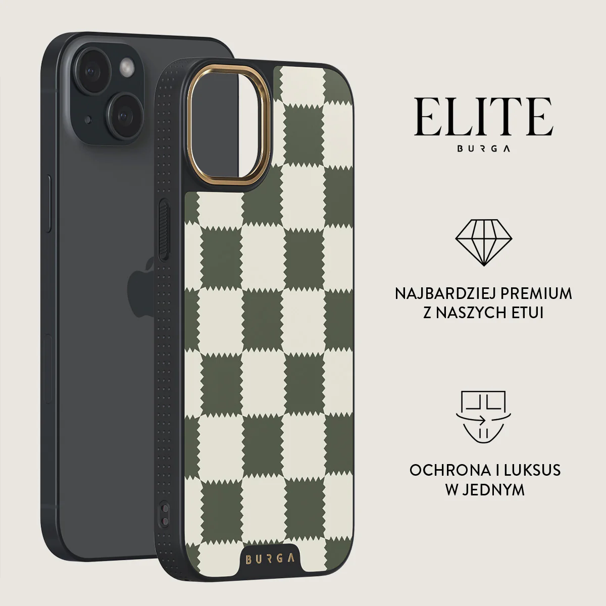 Retro Grid - iPhone 15 Plus Etui - Image 6