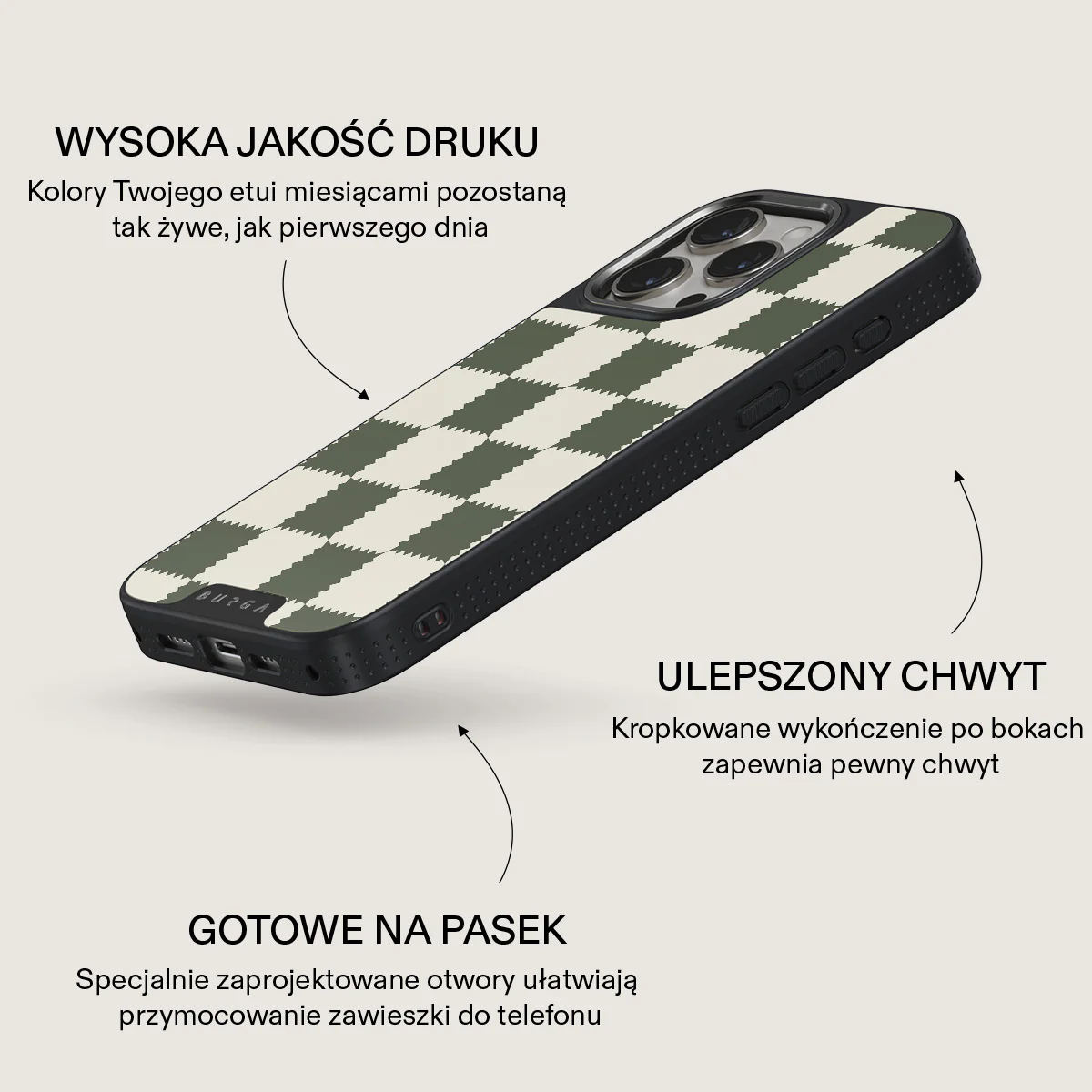 Retro Grid - iPhone 15 Pro Etui - Image 16