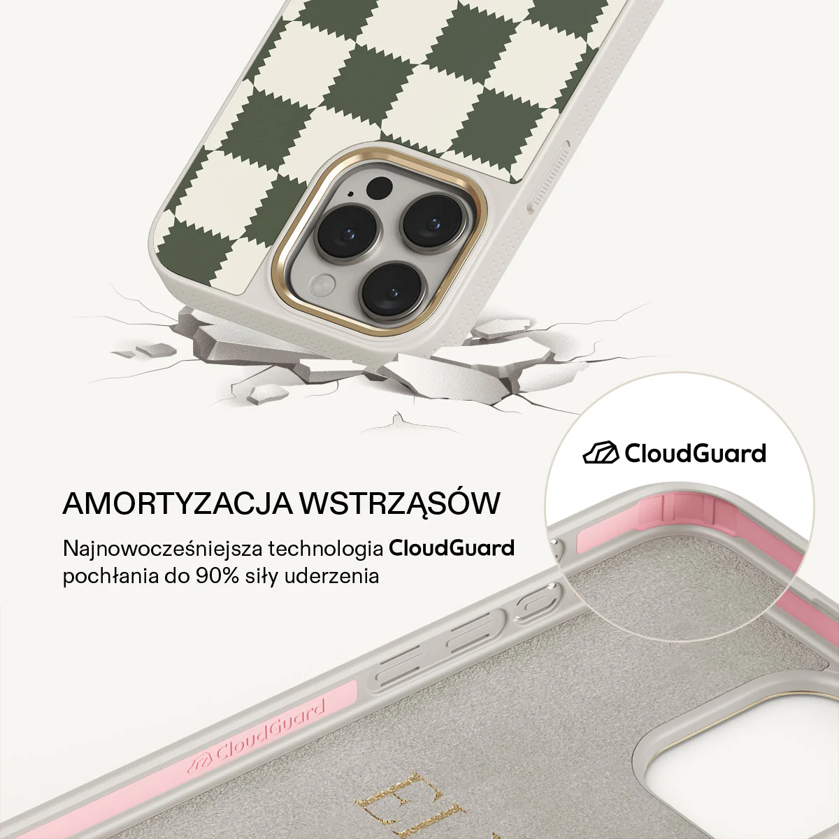 Retro Grid - iPhone 15 Pro Etui - Image 21