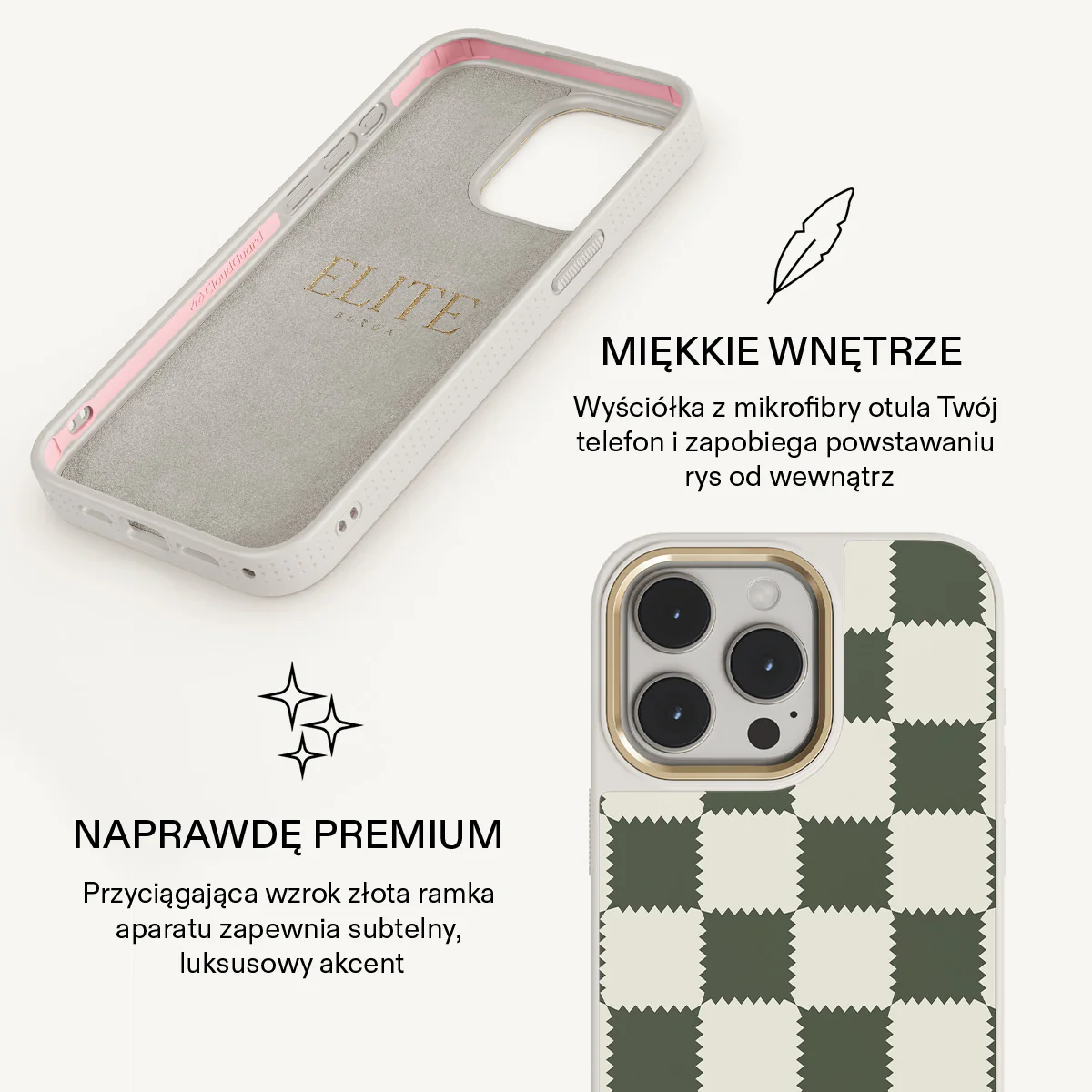Retro Grid - iPhone 15 Pro Etui - Image 24