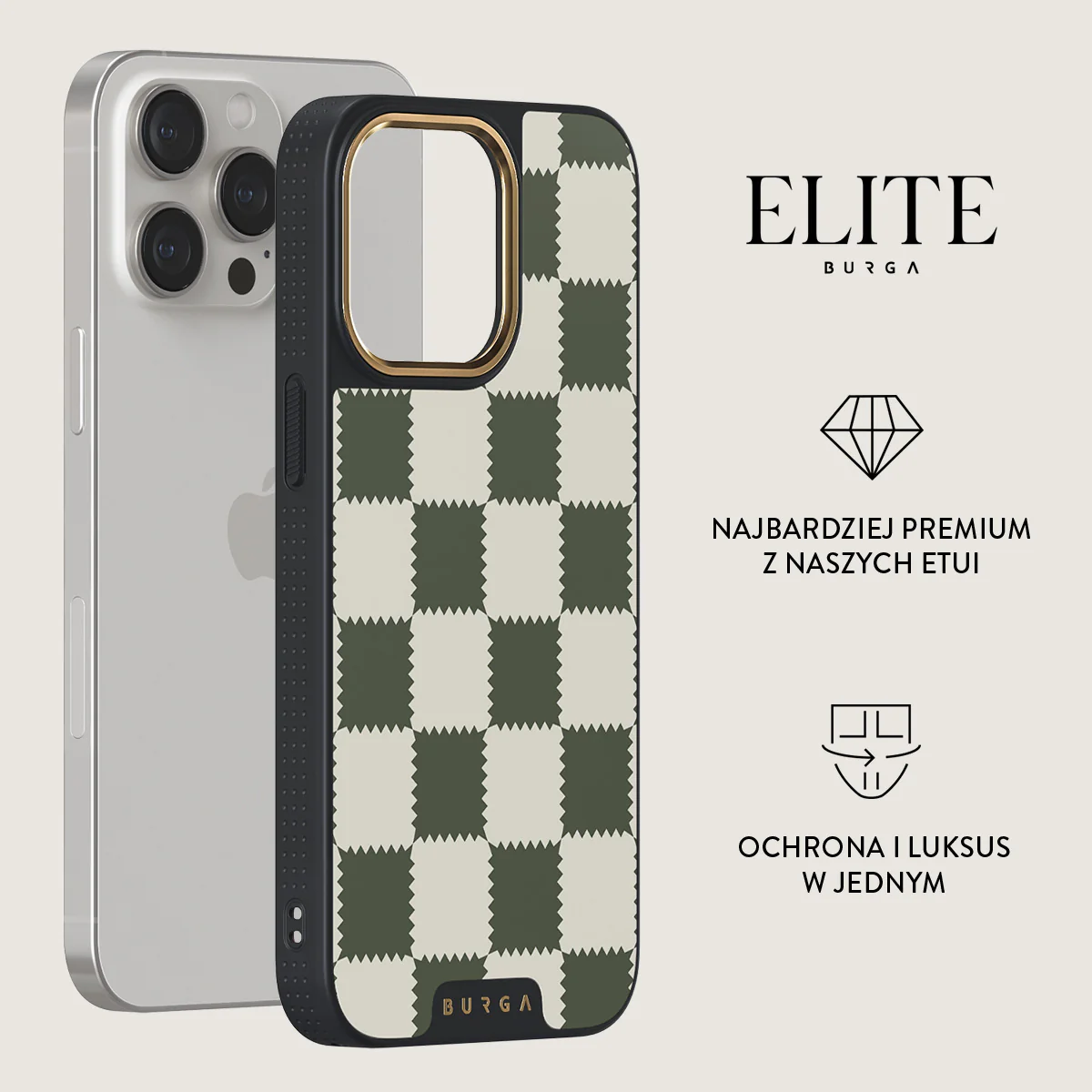 Retro Grid - iPhone 15 Pro Etui - Image 6