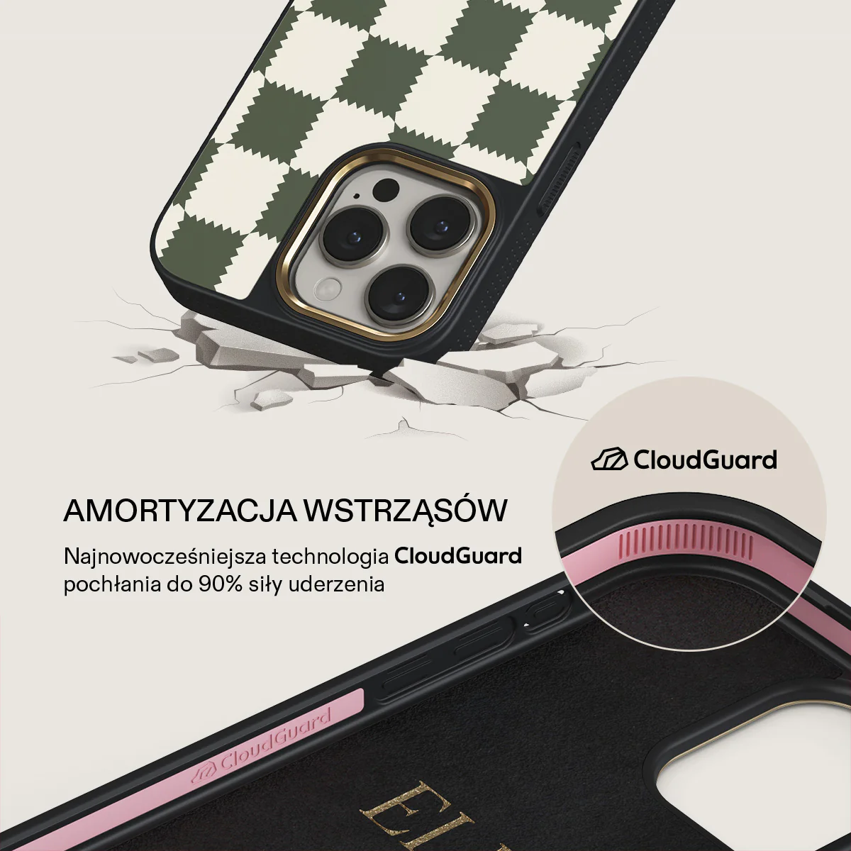 Retro Grid - iPhone 15 Pro Max Etui - Image 7