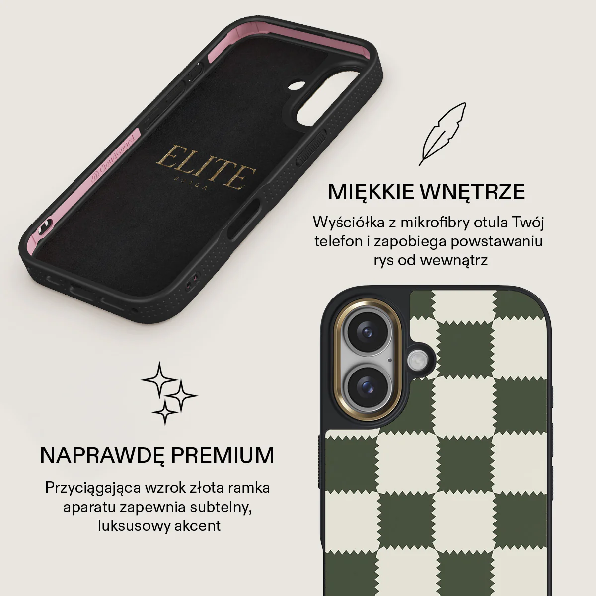 Retro Grid - iPhone 16 Etui - Image 11