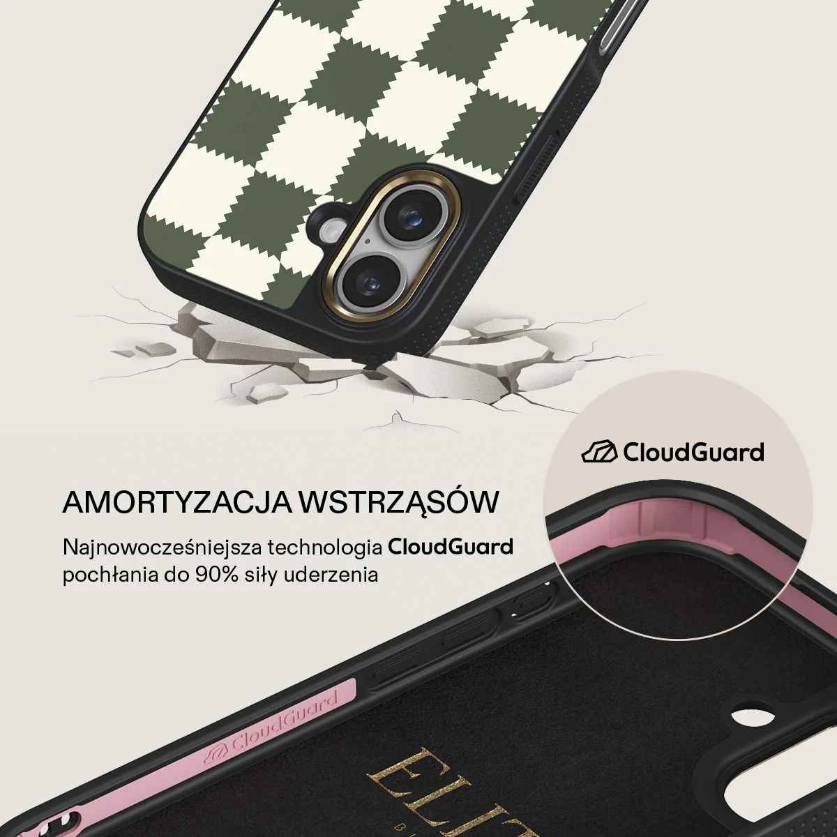 Retro Grid - iPhone 16 Etui - Image 8