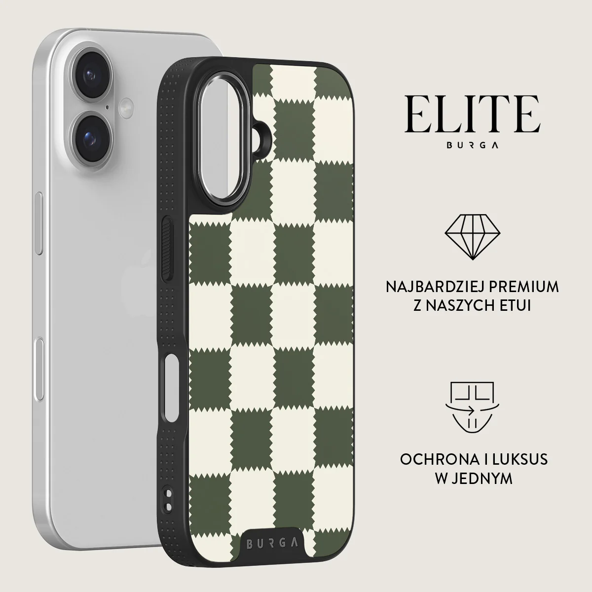 Retro Grid - iPhone 16 Plus Etui - Image 14