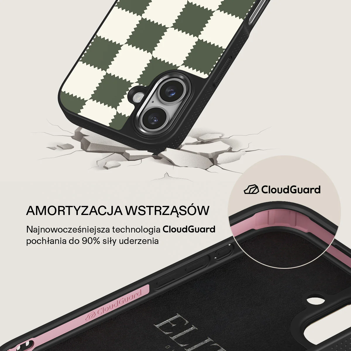 Retro Grid - iPhone 16 Plus Etui - Image 15