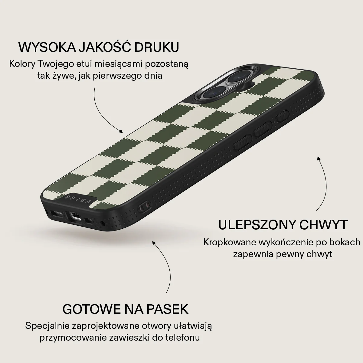 Retro Grid - iPhone 16 Plus Etui - Image 17
