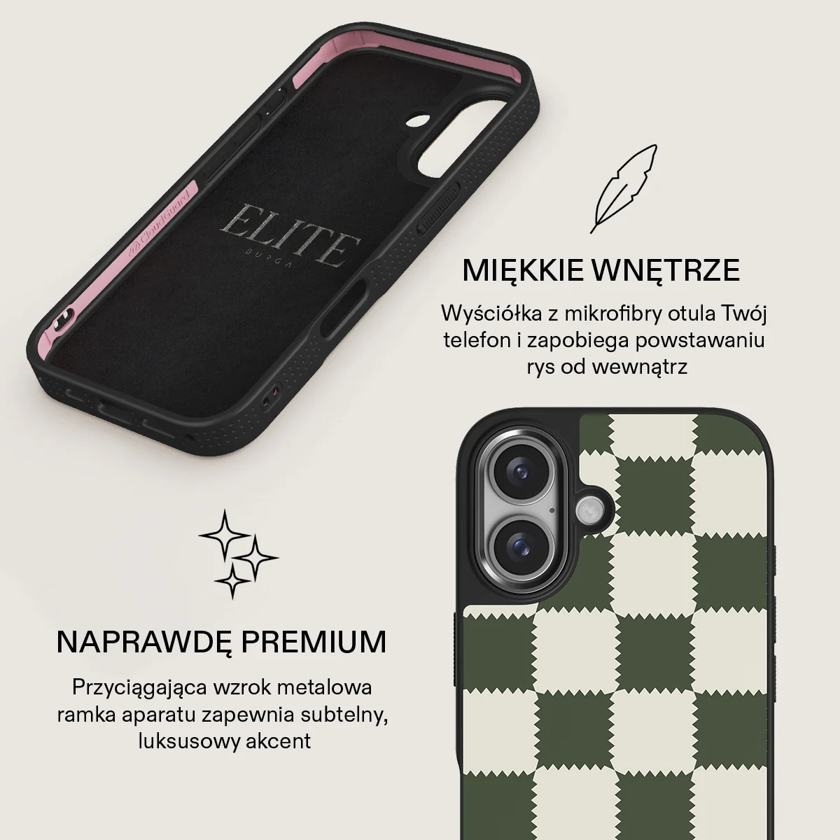 Retro Grid - iPhone 16 Plus Etui - Image 18