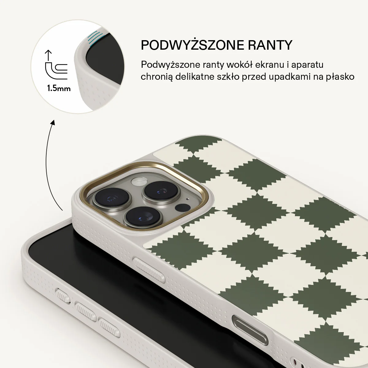 Retro Grid - iPhone 16 Pro Etui - Image 23