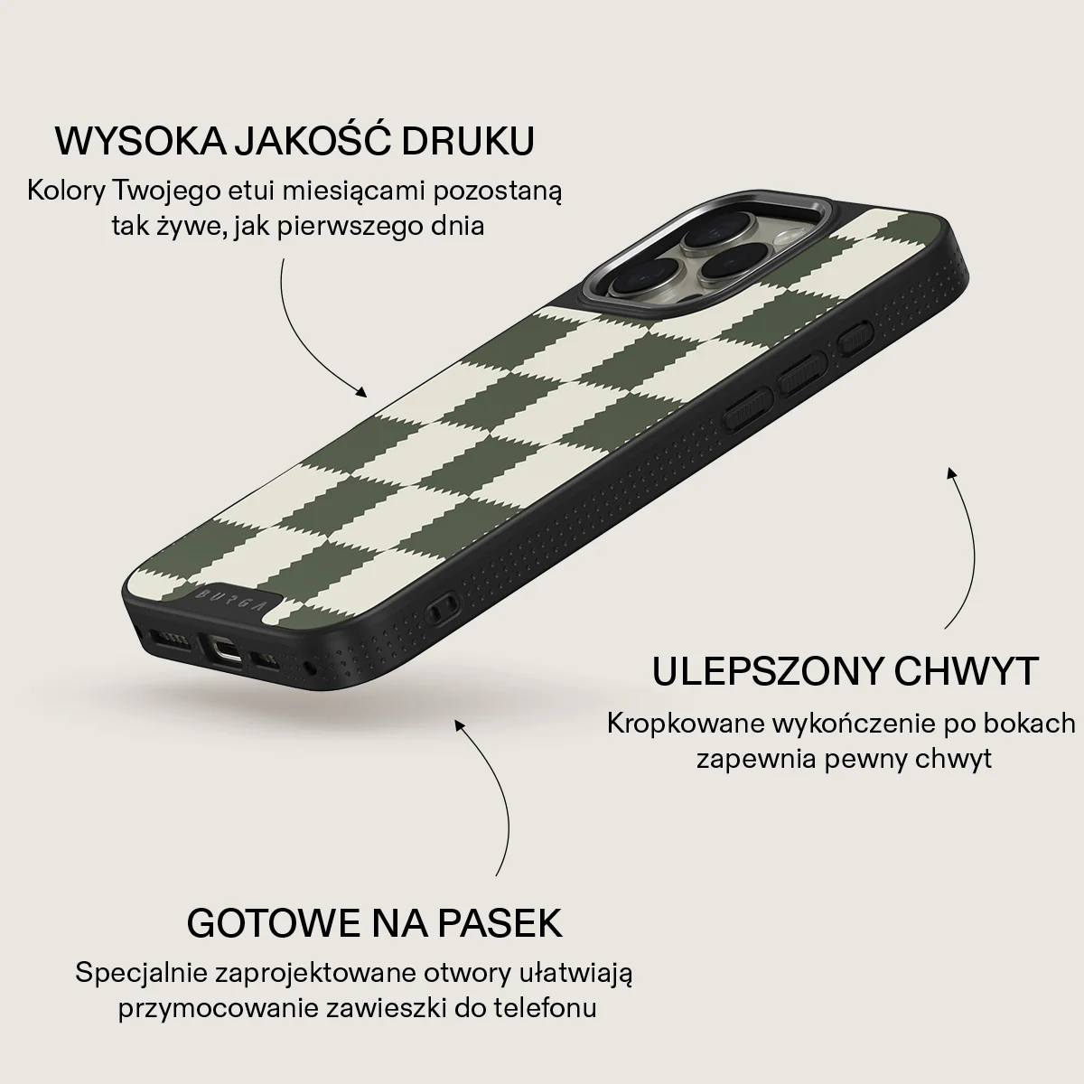Retro Grid - iPhone 16 Pro Max Etui - Image 17