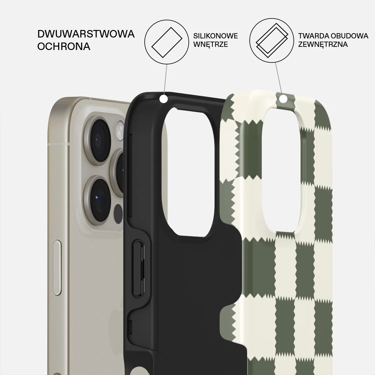 Retro Grid - iPhone 16 Pro Max Etui - Image 2