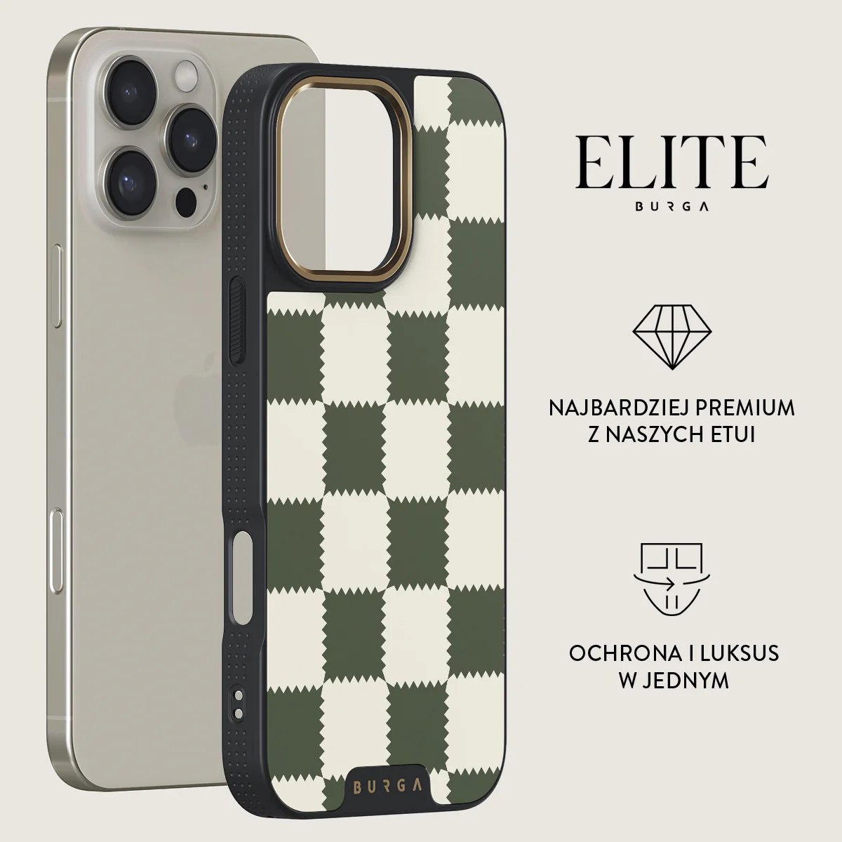 Retro Grid - iPhone 16 Pro Max Etui - Image 7
