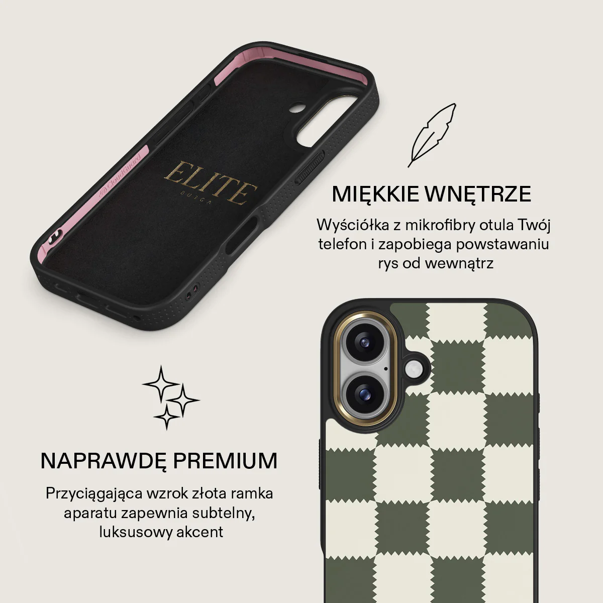 Retro Grid - iPhone 17 Etui - Image 10