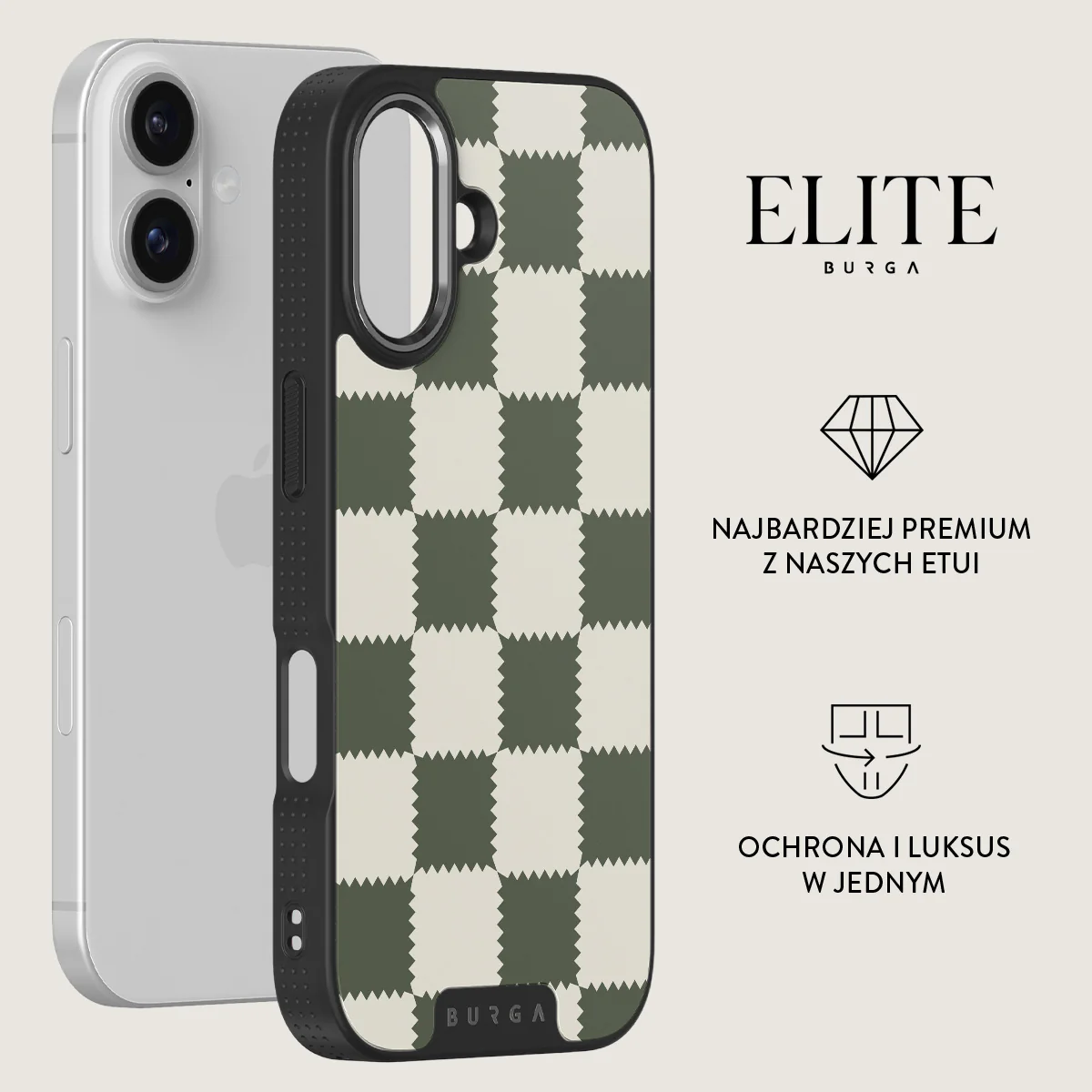 Retro Grid - iPhone 17 Etui - Image 13