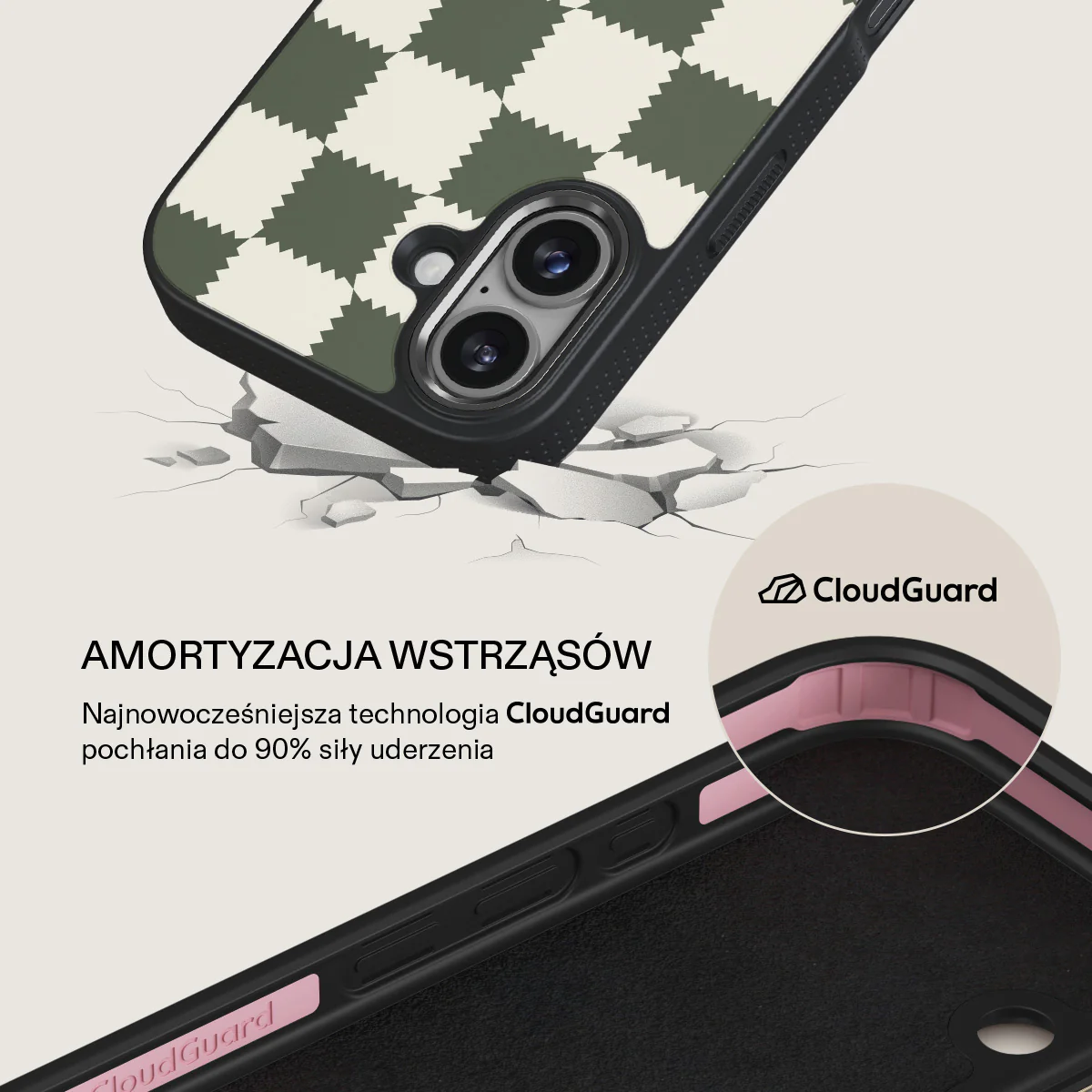 Retro Grid - iPhone 17 Etui - Image 14