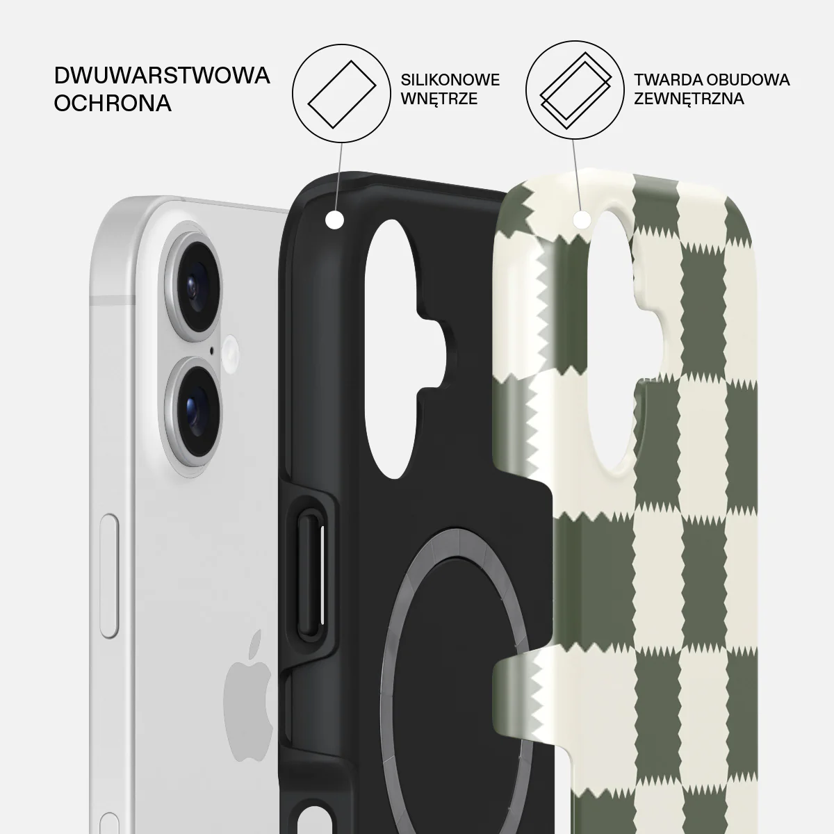 Retro Grid - iPhone 17 Etui - Image 2