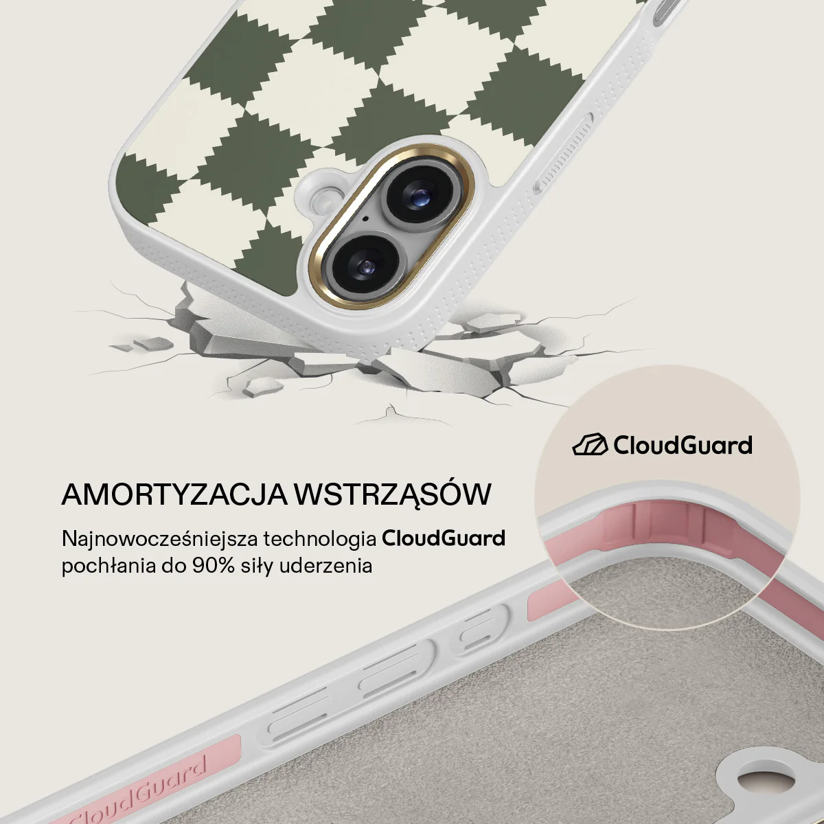 Retro Grid - iPhone 17 Etui - Image 21