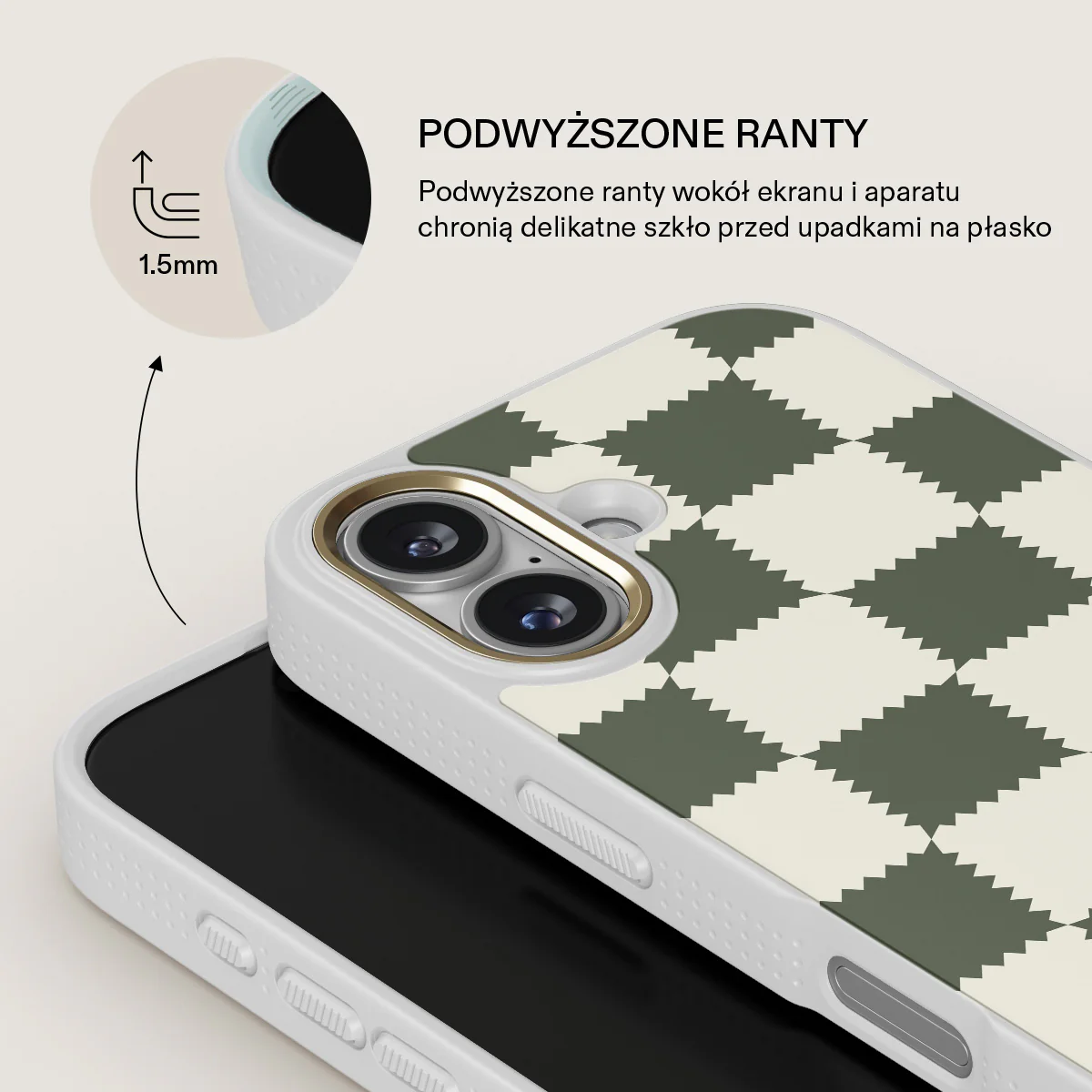 Retro Grid - iPhone 17 Etui - Image 22
