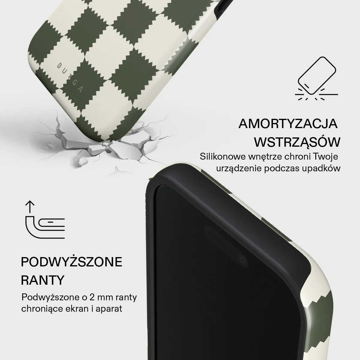 Retro Grid - iPhone 17 Etui - Image 4