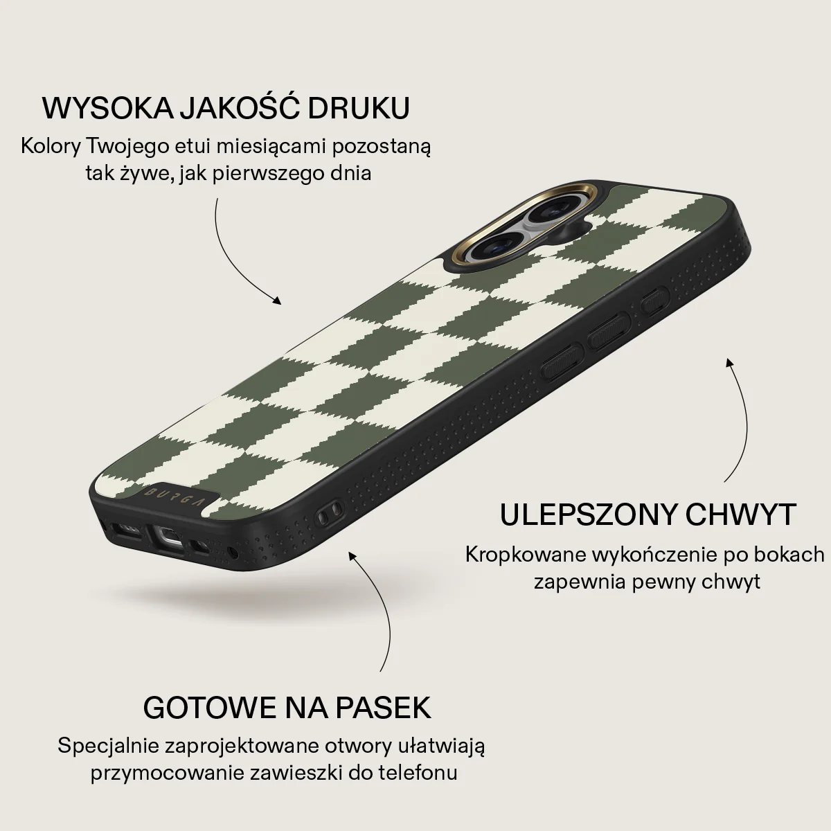Retro Grid - iPhone 17 Etui - Image 9
