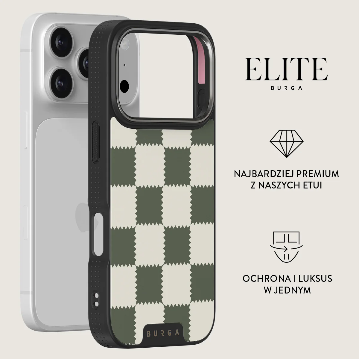 Retro Grid - iPhone 17 Pro Etui - Image 13
