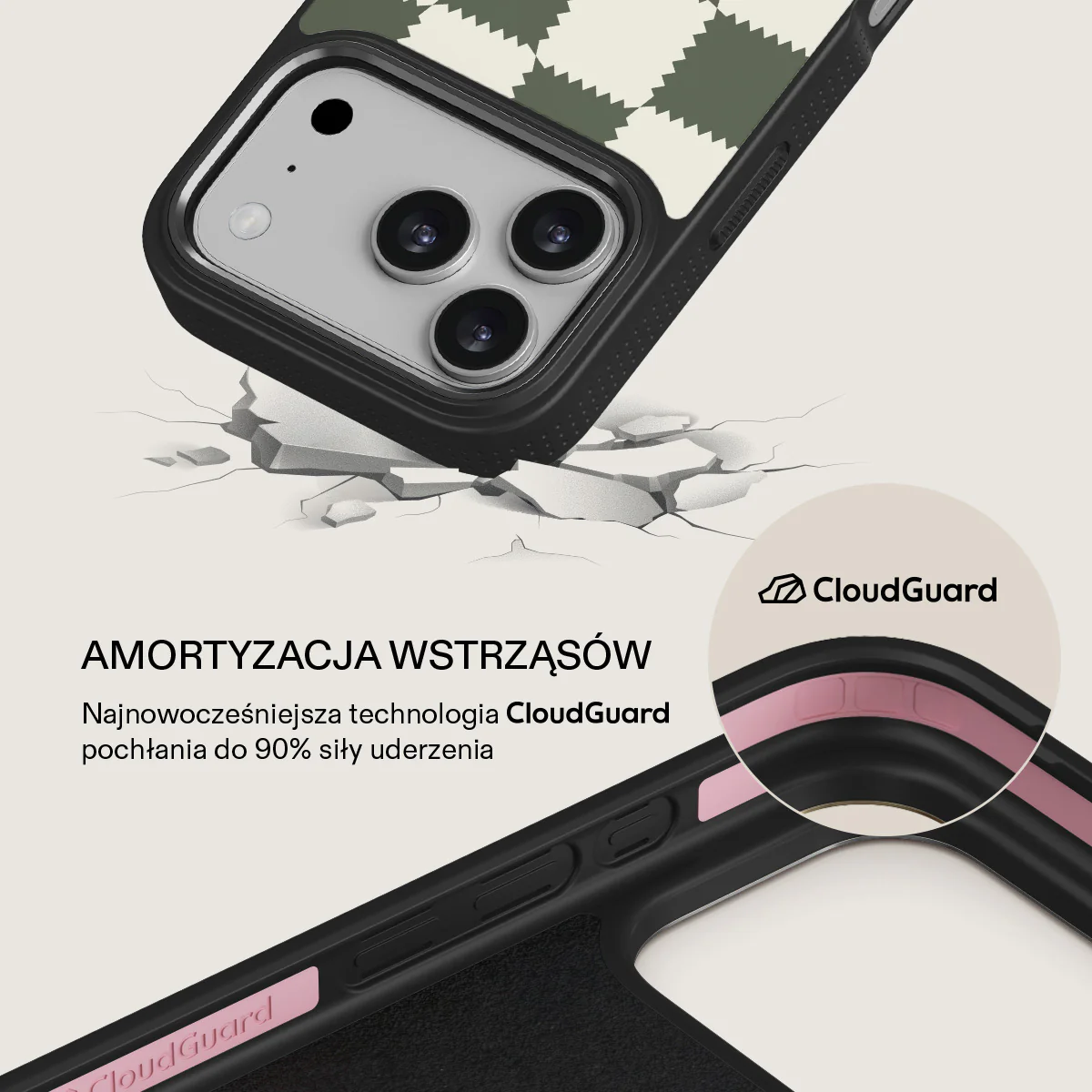 Retro Grid - iPhone 17 Pro Etui - Image 14