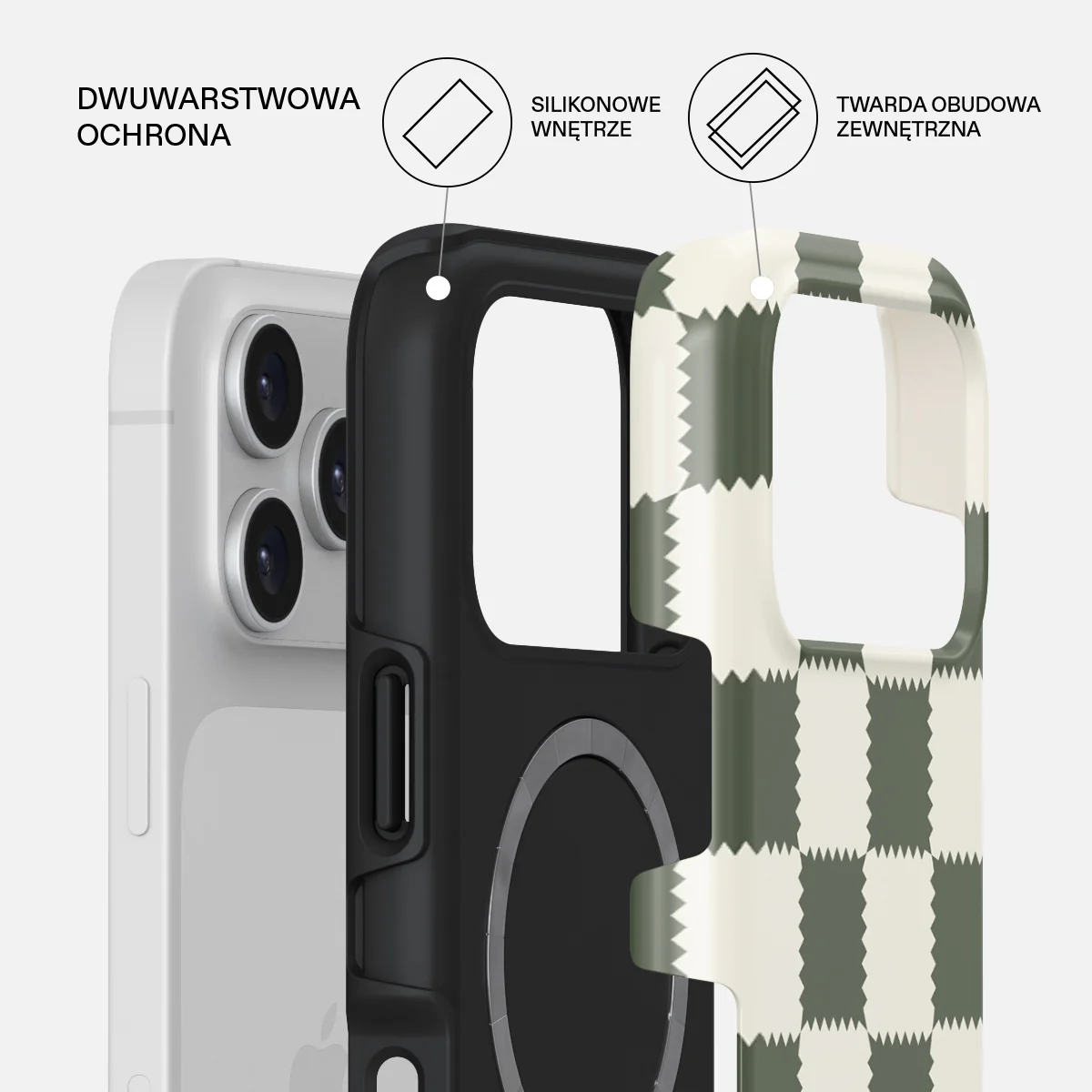 Retro Grid - iPhone 17 Pro Etui - Image 2