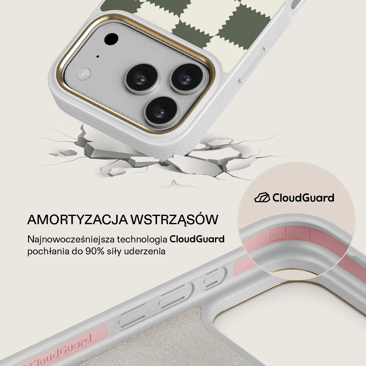 Retro Grid - iPhone 17 Pro Etui - Image 21